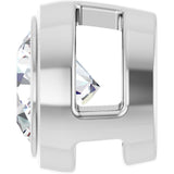Sterling Silver 1/3 CT Lab-Grown Diamond Slide Pendant