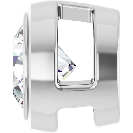 Sterling Silver 1/3 CT Lab-Grown Diamond Slide Pendant