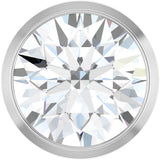 14K White Gold 1 CT Lab-Grown Diamond Slide Pendant 