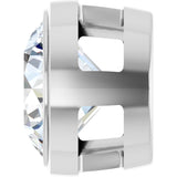 14K White 1 CT Natural Diamond Slide Pendant