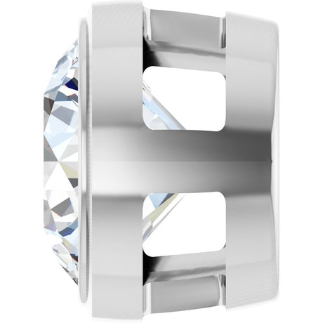 14K White 1 CT Natural Diamond Slide Pendant