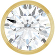 14K Yellow Gold 1 1/4 CT Lab-Grown Diamond Slide Pendant