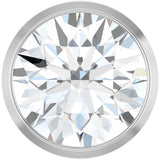 14K White Gold 1 1/4 CT Lab-Grown Diamond Slide Pendant
