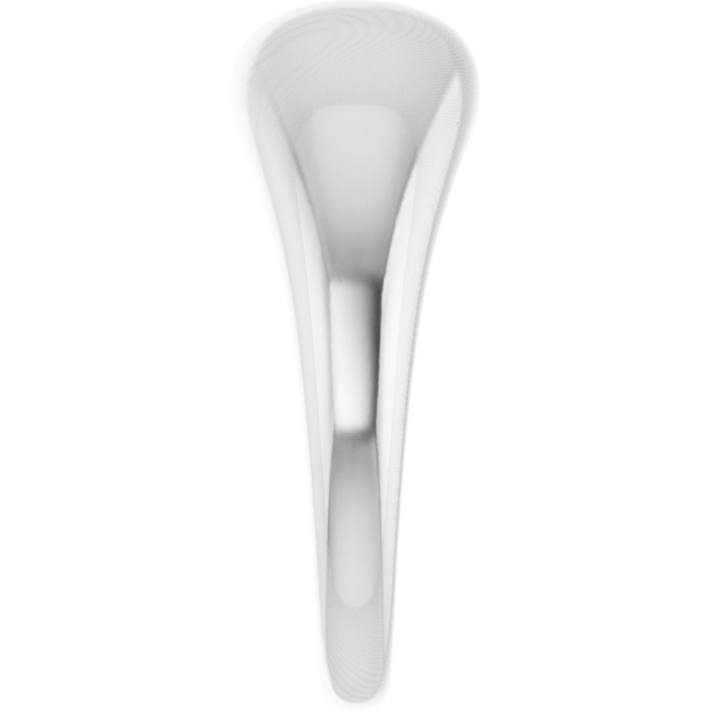 Platinum 8 mm Dome Ring