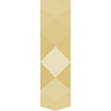 14K Yellow Gold 5.5 mm Geometric Faceted Flat Band Size 7