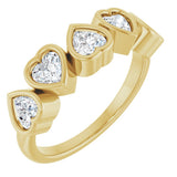 14K Yellow Gold 1 1/8 CTW Lab-Grown Diamond Ring
