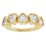 14K Yellow Gold 1 1/8 CTW Lab-Grown Diamond Ring