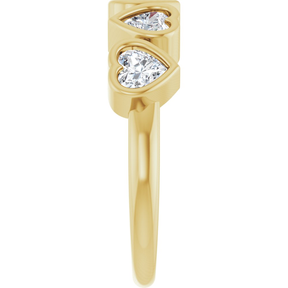 14K Yellow 1 1/8 CTW Lab-Grown Diamond Ring