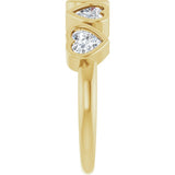 14K Yellow Gold 1 1/8 CTW Lab-Grown Diamond Ring