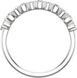 14K White Gold 1 1/6 CTW Lab-Grown Diamond Anniversary Band