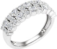 14K White Gold 1 1/6 CTW Lab-Grown Diamond Anniversary Band