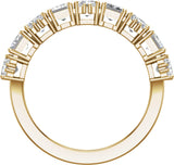 14K Yellow 3 CTW Lab-Grown Diamond Anniversary Band