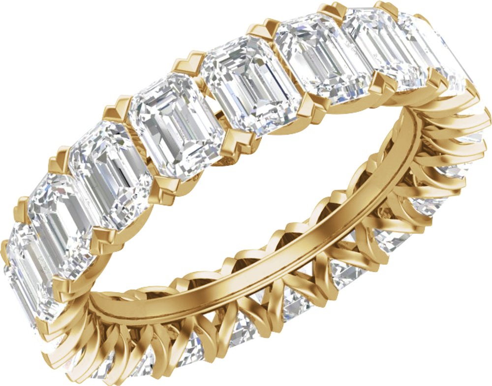 14K Yellow 5 1/3 CTW Lab-Grown Diamond Eternity Band