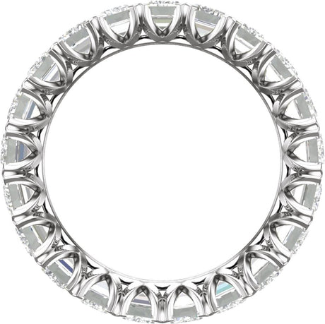 14K White 5 5/8 CTW Lab-Grown Diamond Eternity Band