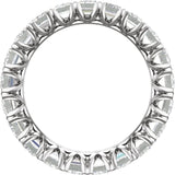 14K White 5 1/3 CTW Lab-Grown Diamond Eternity Band