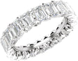 14K White 5 7/8 CTW Lab-Grown Diamond Eternity Band Size 8.5