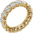 14K Yellow Gold 2 3/4 CTW Natural Diamond Eternity Band Size 6.5