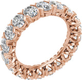 14K Rose 4 3/4 CTW Lab-Grown Diamond Eternity Band