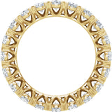 14K Yellow 5 CTW Lab-Grown Diamond Eternity Band