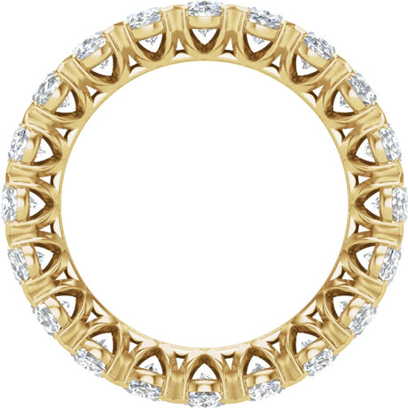 14K Yellow 5 1/4 CTW Lab-Grown Diamond Eternity Band