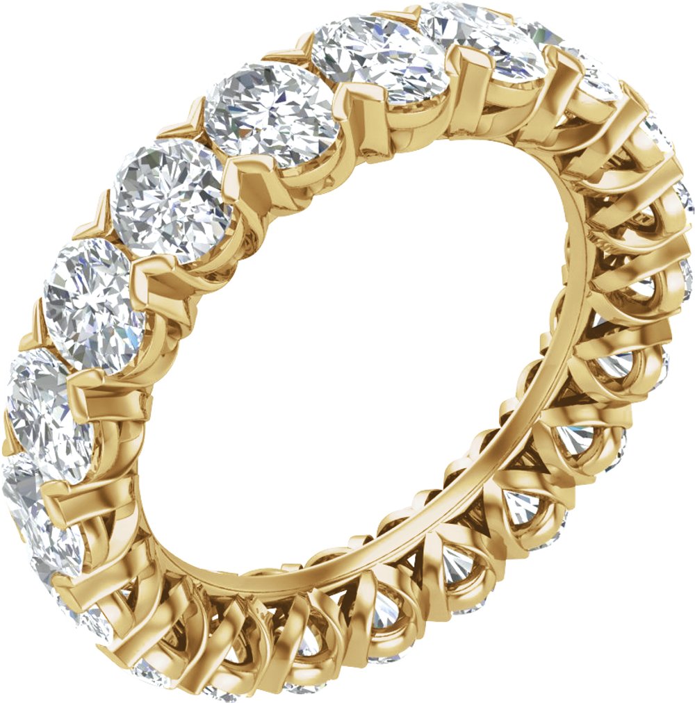 14K Yellow 5 1/4 CTW Lab-Grown Diamond Eternity Band