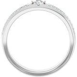 14K White Gold 1/2 CTW Lab-Grown Diamond Band