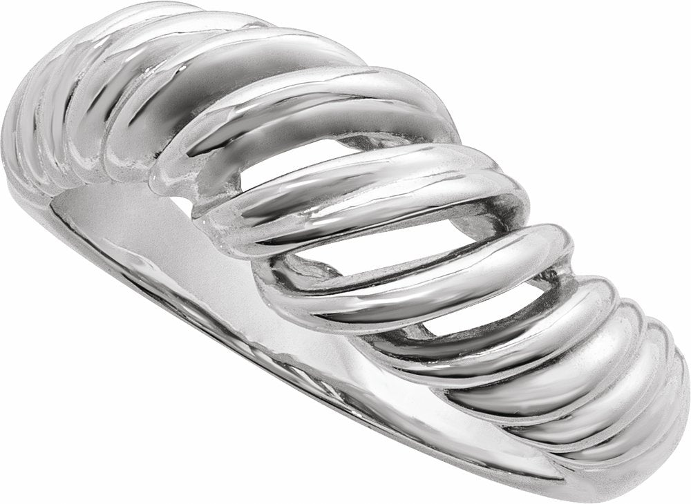 Sterling Silver Wrap Dome Ring
