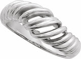 Sterling Silver Wrap Dome Ring
