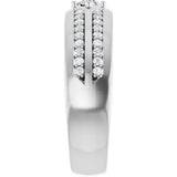 14K White Gold 1/2 CTW Lab-Grown Diamond Band