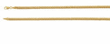 14K Yellow 4.35 mm Miami Cuban Curb 24" Chain