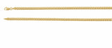 14K Yellow Gold 4.4 mm Hollow Miami Cuban Curb 20" Chain