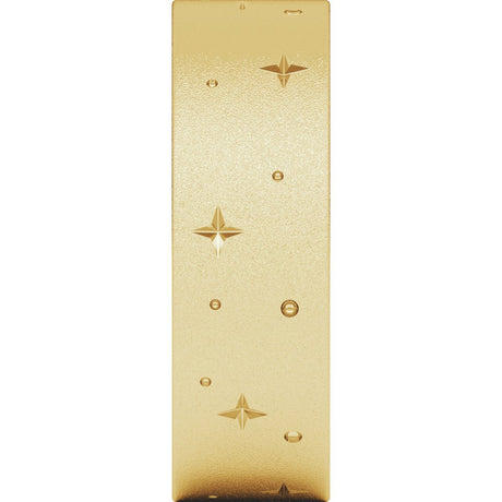 14K Yellow Gold 7 mm Star Band with Glass Blast Finish Size 7