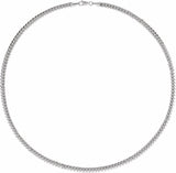 Sterling Silver 4.35 mm Miami Cuban Curb 18" Chain