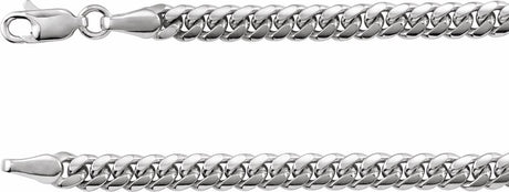 Sterling Silver 4.35 mm Miami Cuban Curb 18" Chain