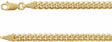 14K Yellow 4.4 mm Hollow Miami Cuban Curb 18" Chain