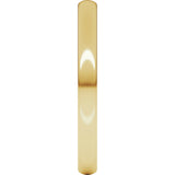 10K Yellow Gold 2.5 mm Lightweight Comfort-Fit European-Style Band Size 4