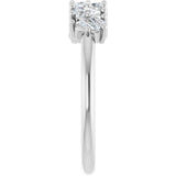14K White 5/8 CTW Lab-Grown Diamond Anniversary Band