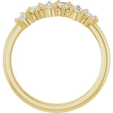 14K Yellow 5/8 CTW Lab-Grown Diamond Anniversary Band