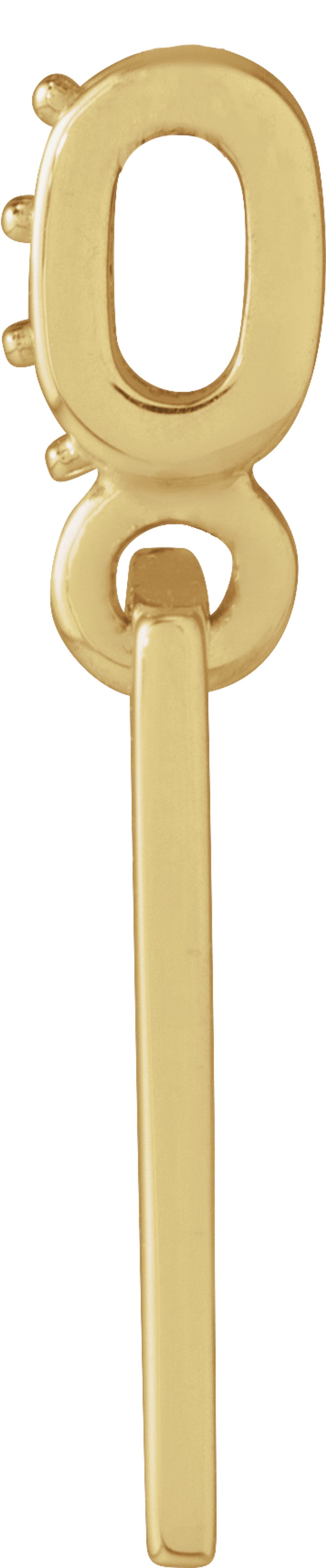 14K Yellow Gold .02 CTW Natural Diamond Faith Over Fear Pendant