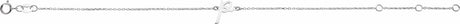 Sterling Silver Initial P 6 1/2-7 1/2" Bracelet