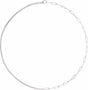 14K White Gold 3 1/4 CTW Lab-Grown Diamond Line 18" Necklace