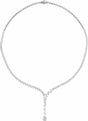 14K White 5 1/2 CTW Lab-Grown Diamond 16 1/2 Necklace