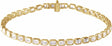 14K Yellow Gold 6 1/4 CTW Lab-Grown Diamond Line 7" Bracelet