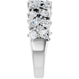 14K White Gold 1 1/3 CTW Lab-Grown Diamond Anniversary Band