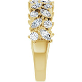 14K Yellow Gold 1 1/3 CTW Lab-Grown Diamond Anniversary Band