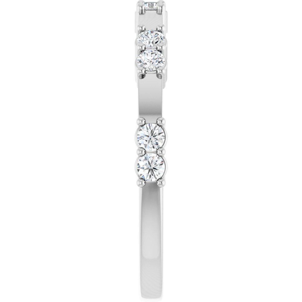 14K White 1/4 CTW Lab-Grown Diamond Anniversary Band