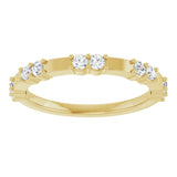 14K Yellow 1/3 CTW Natural Diamond Anniversary Band