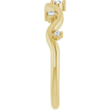 14K Yellow Gold .07 CTW Natural Diamond Ring