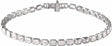 14K White Gold 6 1/4 CTW Lab-Grown Diamond Line 7" Bracelet