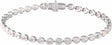 Sterling Silver 4 CTW Lab-Grown Diamond Line 7" Bracelet